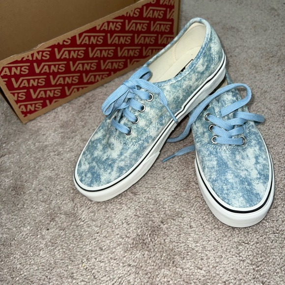 New Denim Destroy Authentic Vans - Picture 1 of 10